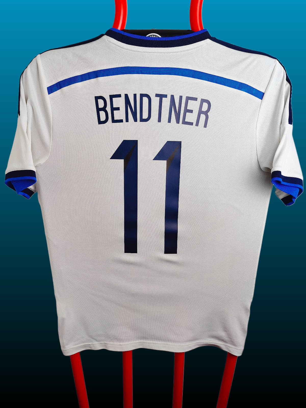 Nicklas Bendtner Danmark Udebanetrøje – Str. M (2014-16)