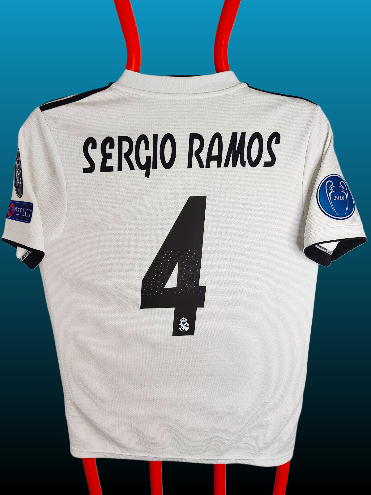 Sergio Ramos Real Madrid Hjemmebanetrøje – Str. M (2018/19)