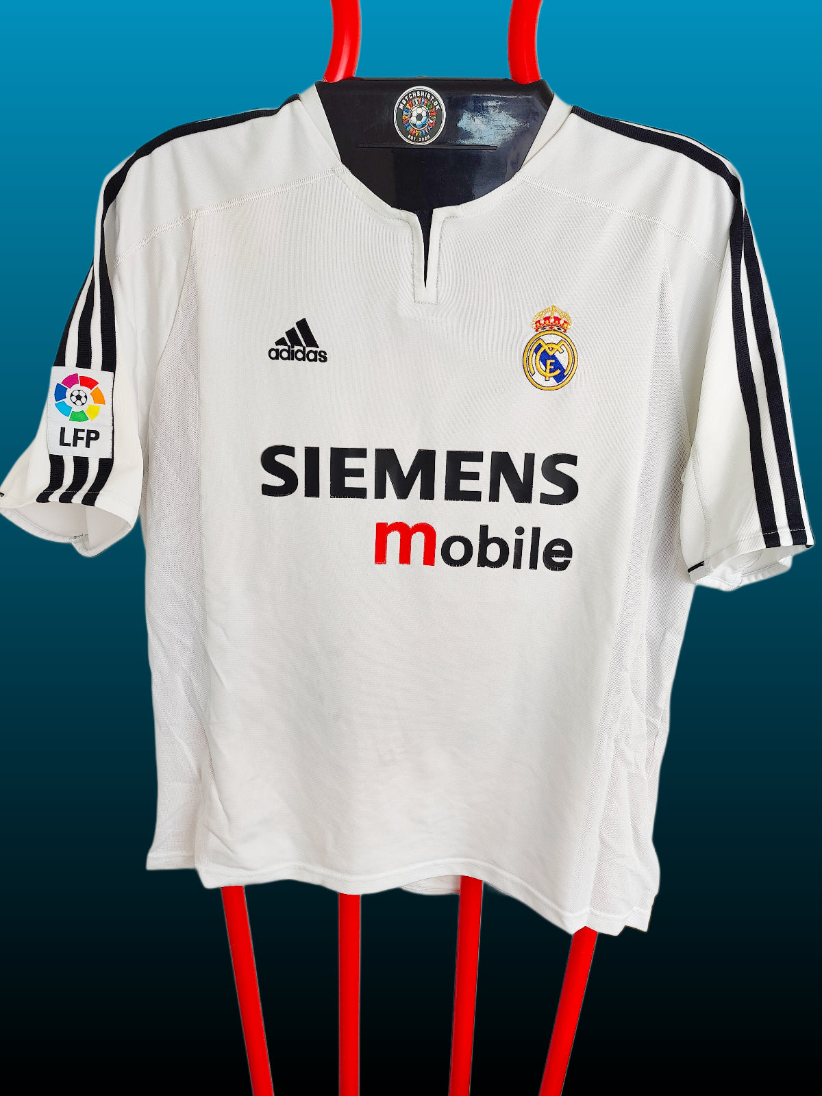 Luís Figo Real Madrid Hjemmebanetrøje – Str. XL (2003/04)