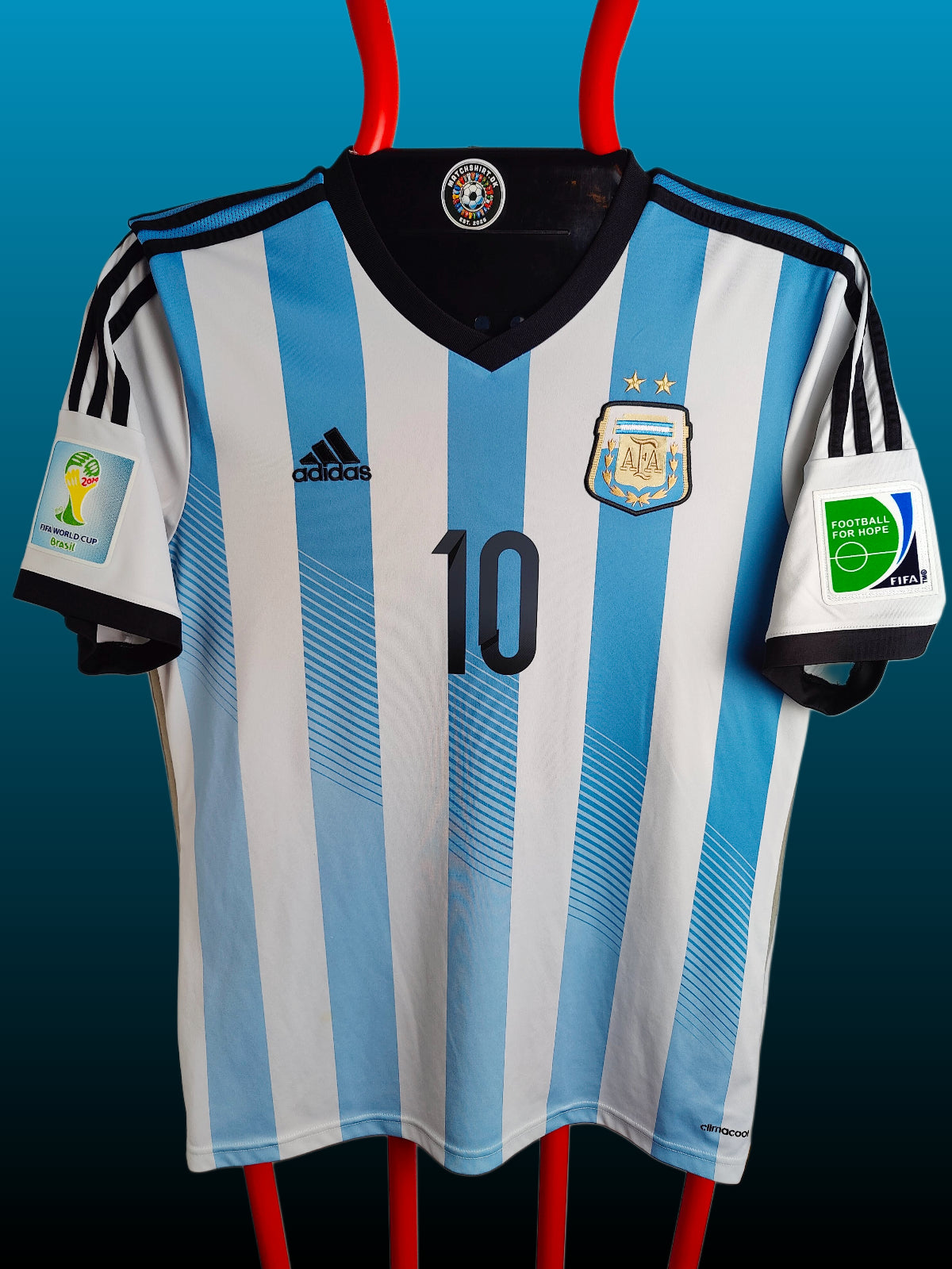 Messi Argentina VM 2014 Hjemmebanetrøje Str. L