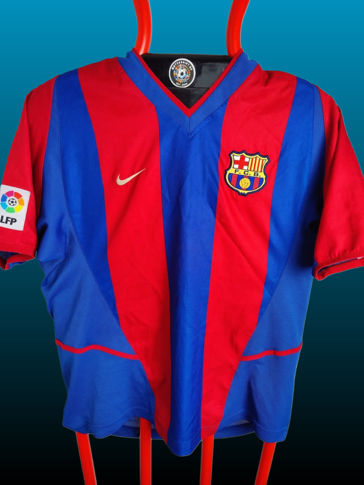 Andrés Iniesta FC Barcelona Hjemmebanetrøje – Str. M (2002/03)
