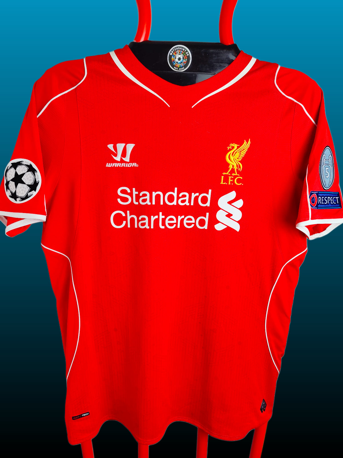 Steven Gerrard Liverpool Hjemmebanetrøje – Str. L (2014/15)