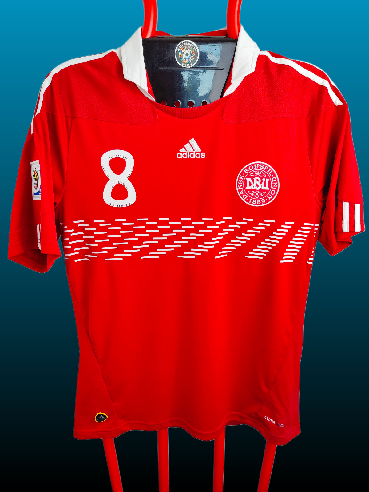 Jesper Grønkjær Danmark VM Hjemmebanetrøje – Str. L (2010)