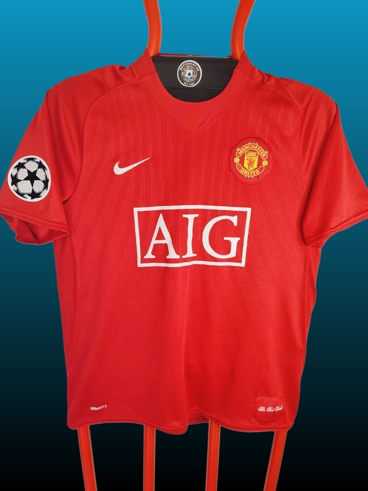 Cristiano Ronaldo Manchester United Hjemmebanetrøje – Str. M (2007/08)