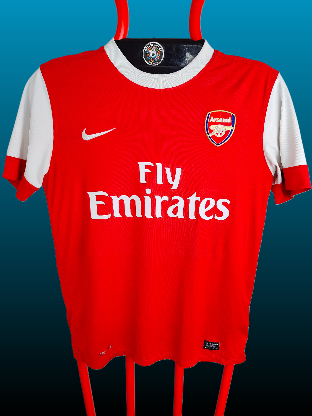 Nicklas Bendtner Arsenal Hjemmebanetrøje – Str. M (2010/11)