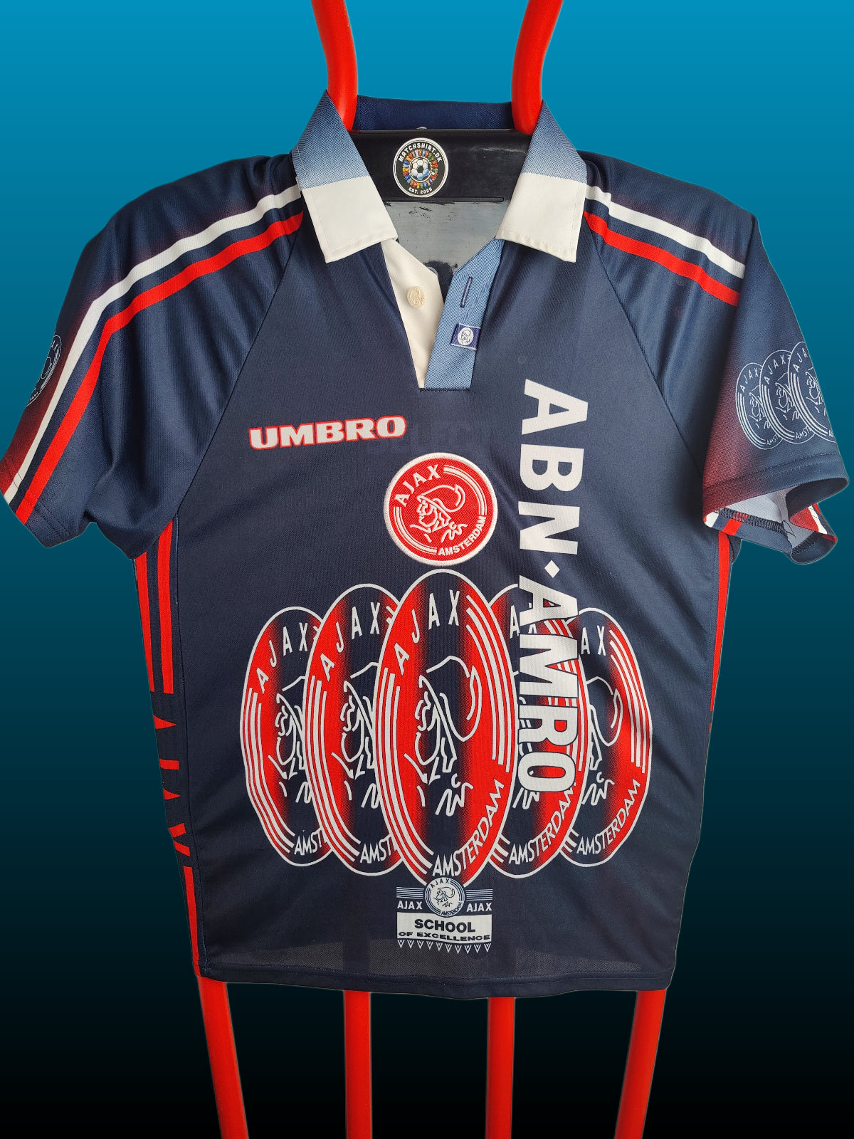 Michael Laudrup Ajax Udebanetrøje 97/98 – Str. M