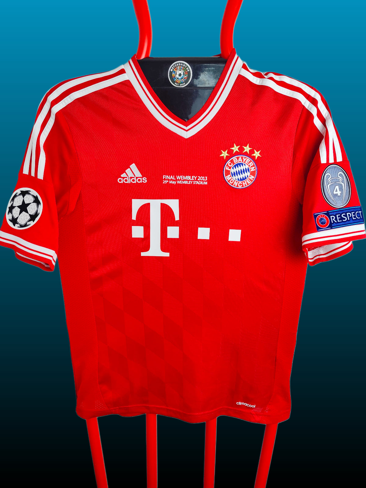 Pierre-Emile Højbjerg Bayern München Hjemmebanetrøje 13/14 – Str. M (m. Finaledetaljer)