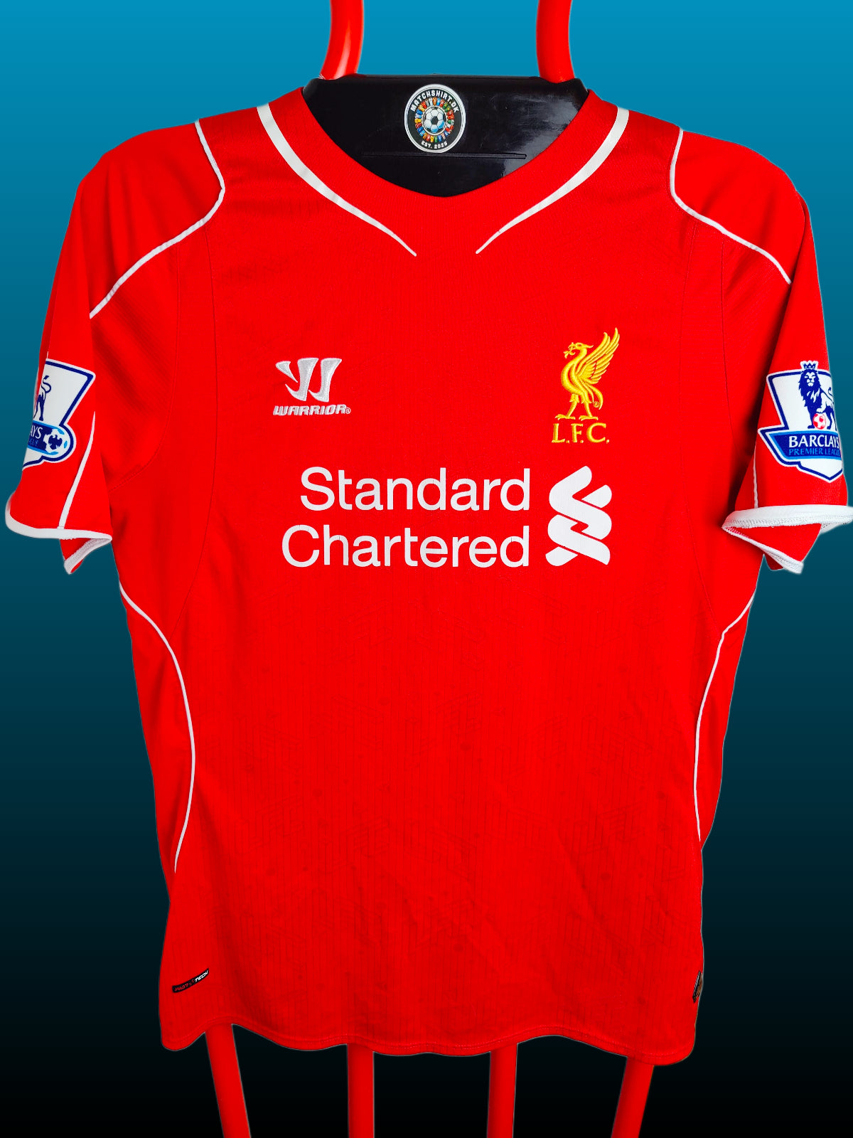Steven Gerrard Liverpool Hjemmebanetrøje – Str. L (2014/15) Premier League