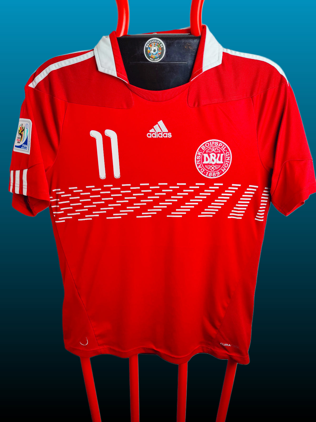 Nicklas Bendtner Danmark VM Hjemmebanetrøje – Str. M (2010)