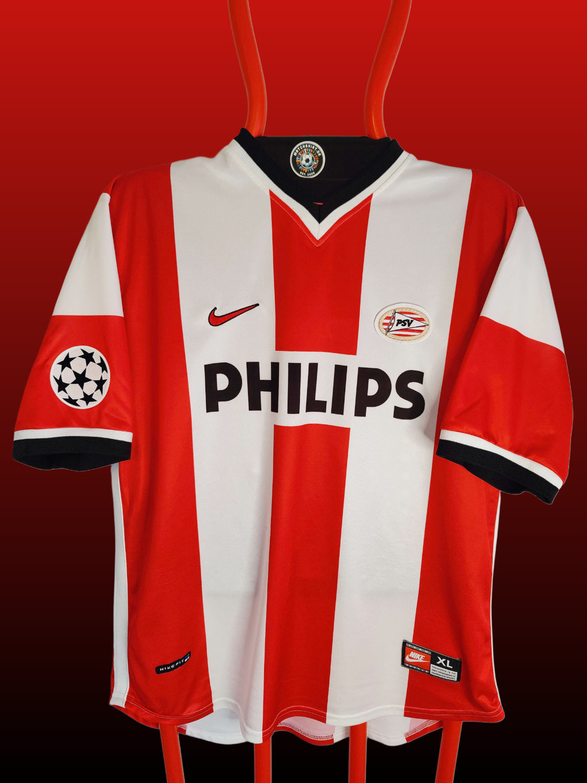 Ruud van Nistelrooy PSV Eindhoven Hjemmebanetrøje – Str. XL (1998/99)