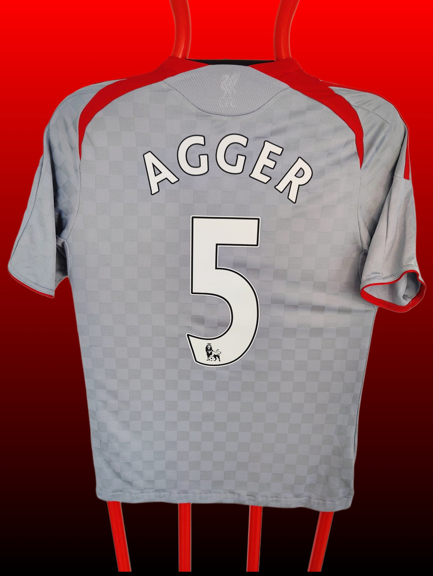 Daniel Agger Liverpool Udebanetrøje – Str. M (2008/09)