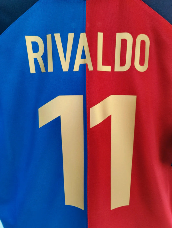 FC Barcelona Jubilæumstrøje 1899-1999 – Rivaldo #11 (Sæson 1999/2000)