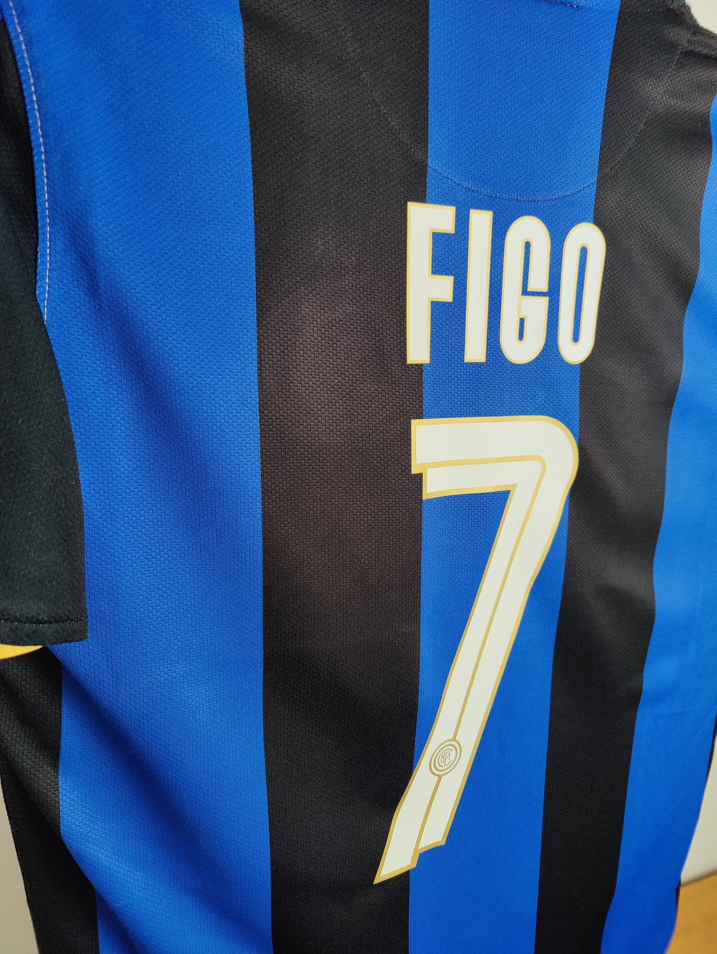Luís Figo Inter Hjemmebanetrøje – Str. M (2008/09)