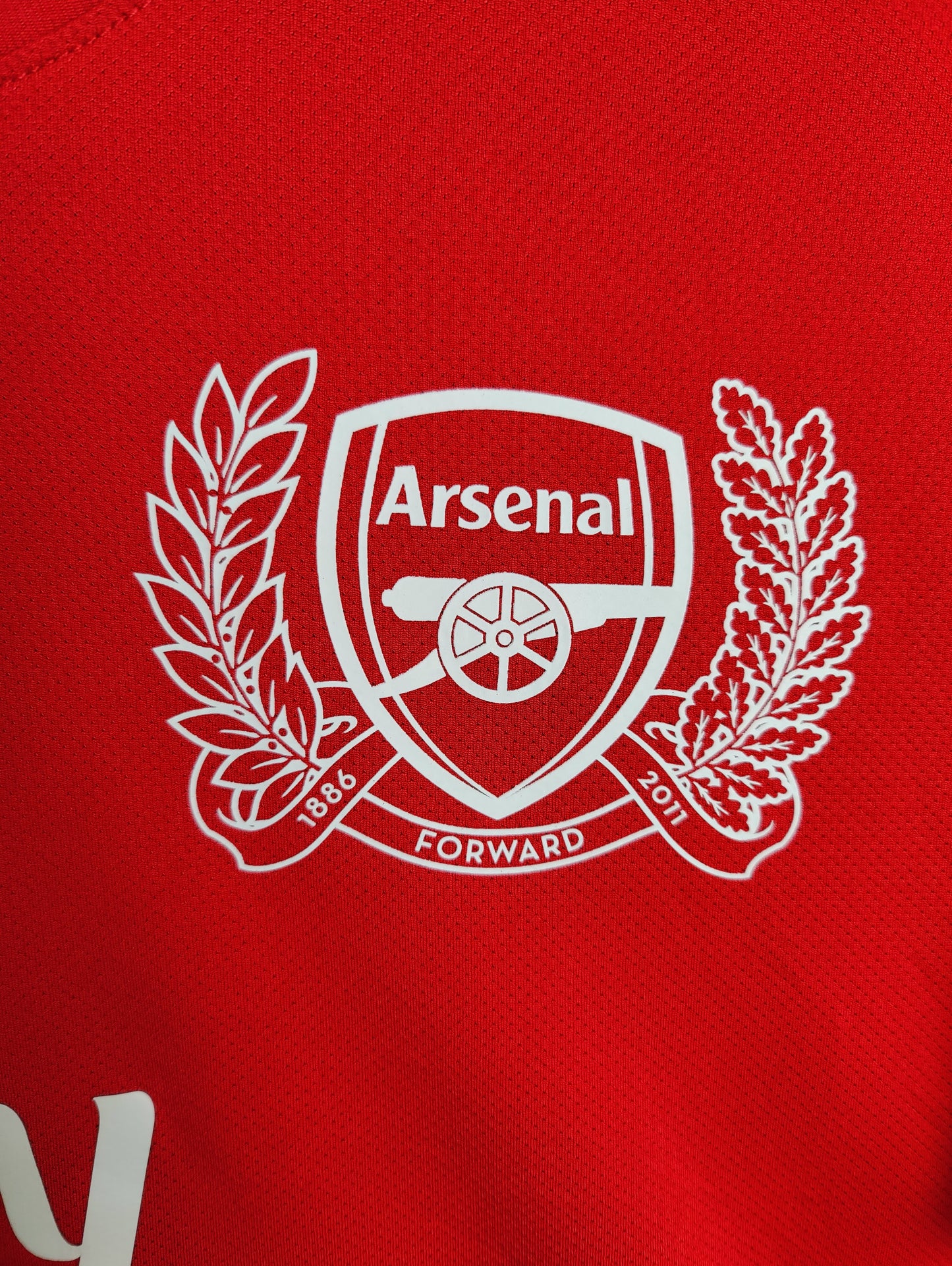 Nicklas Bendtner Arsenal Hjemmebanetrøje m. CL-tryk – Str. XL (2011/12)