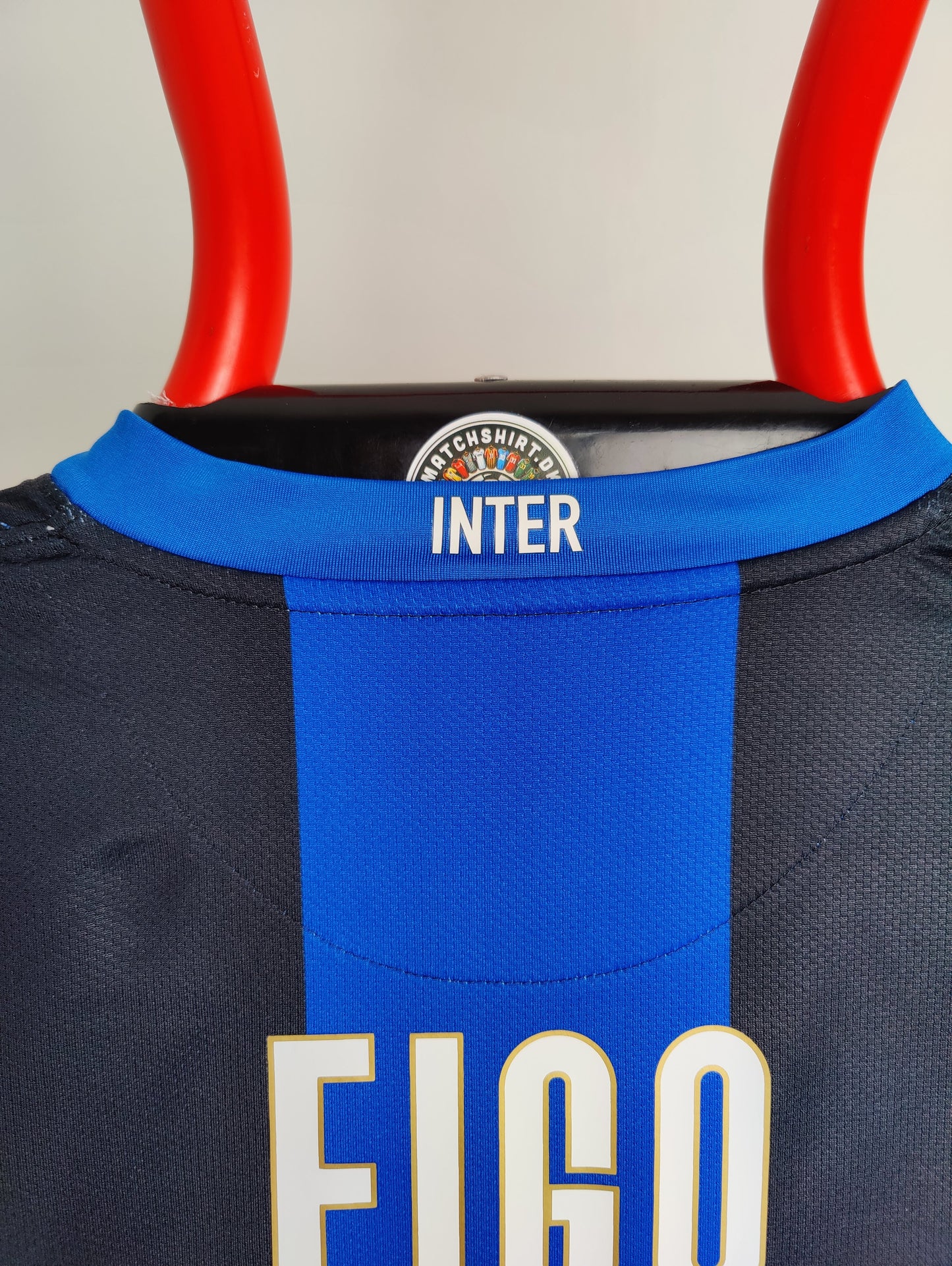 Luís Figo Inter Hjemmebanetrøje – Str. XL (2008/09)
