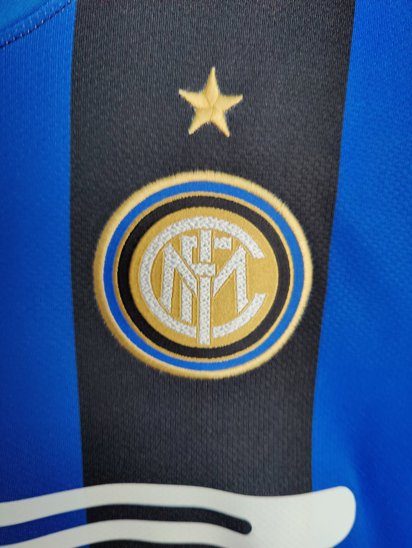 Luís Figo Inter Hjemmebanetrøje – Str. XL (2008/09)