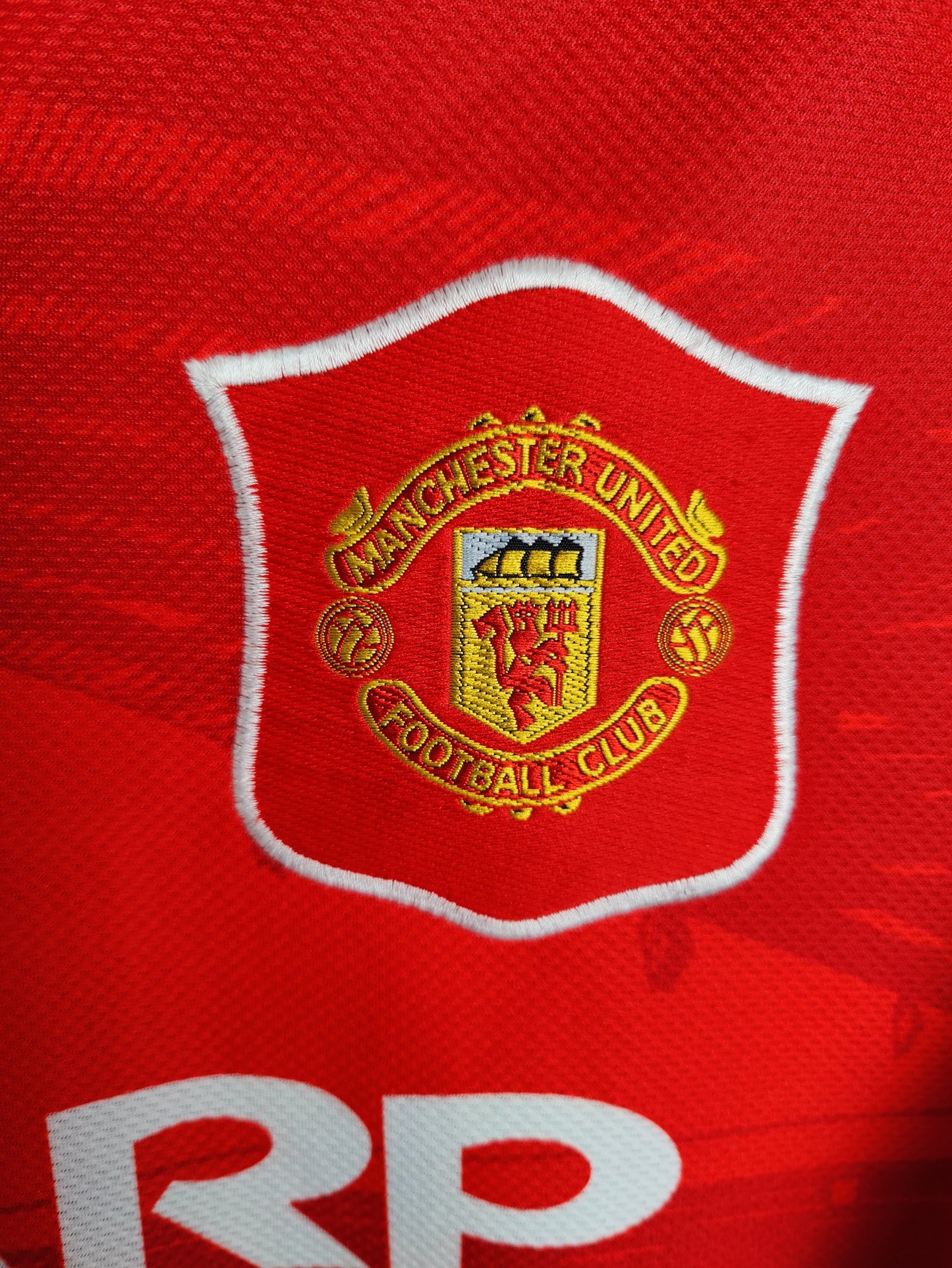 Manchester United Hjemmebanetrøje – King Cantona Tryk – Str. XL (1994-96)