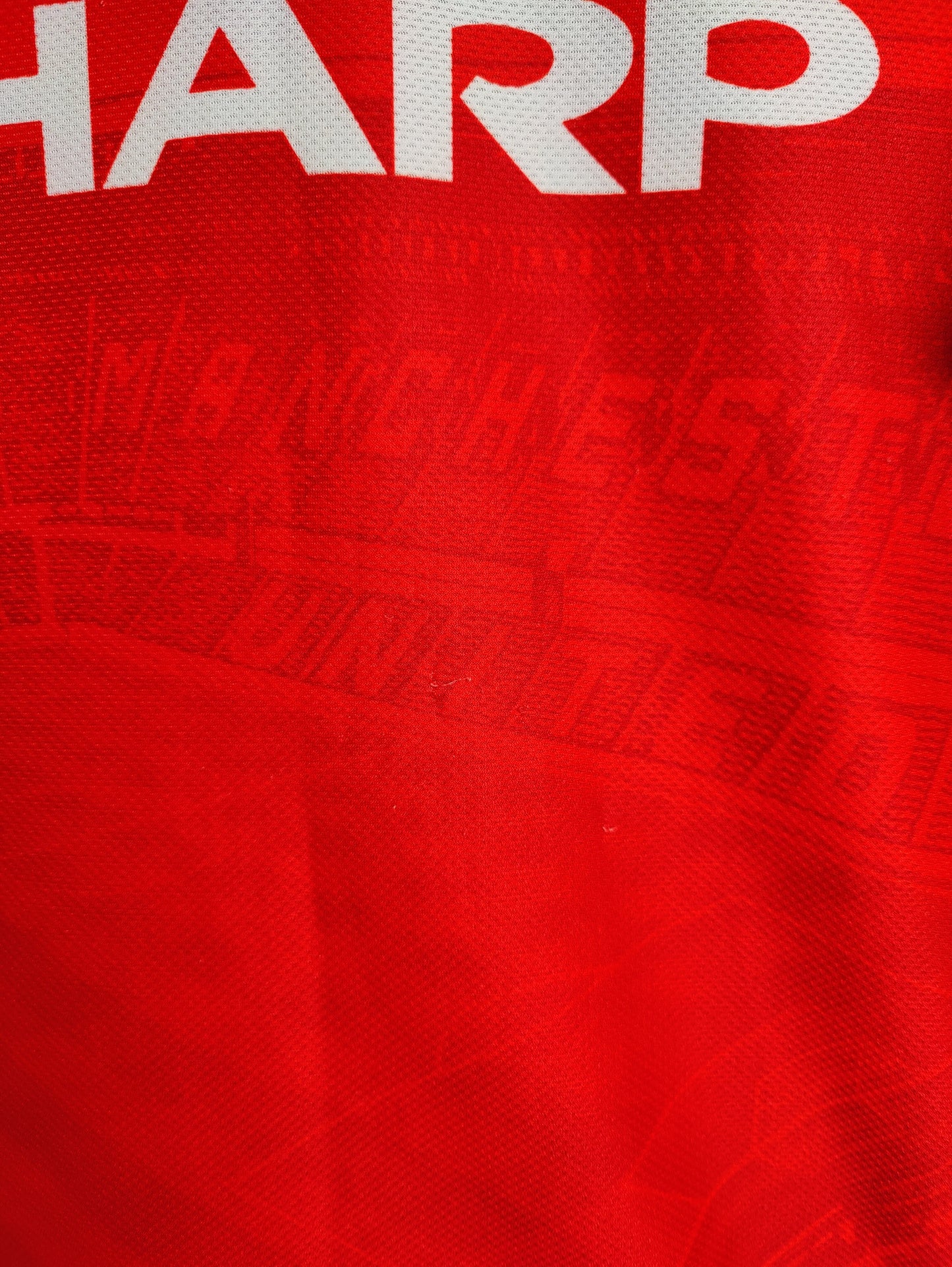 Manchester United Hjemmebanetrøje – King Cantona Tryk – Str. XL (1994-96)