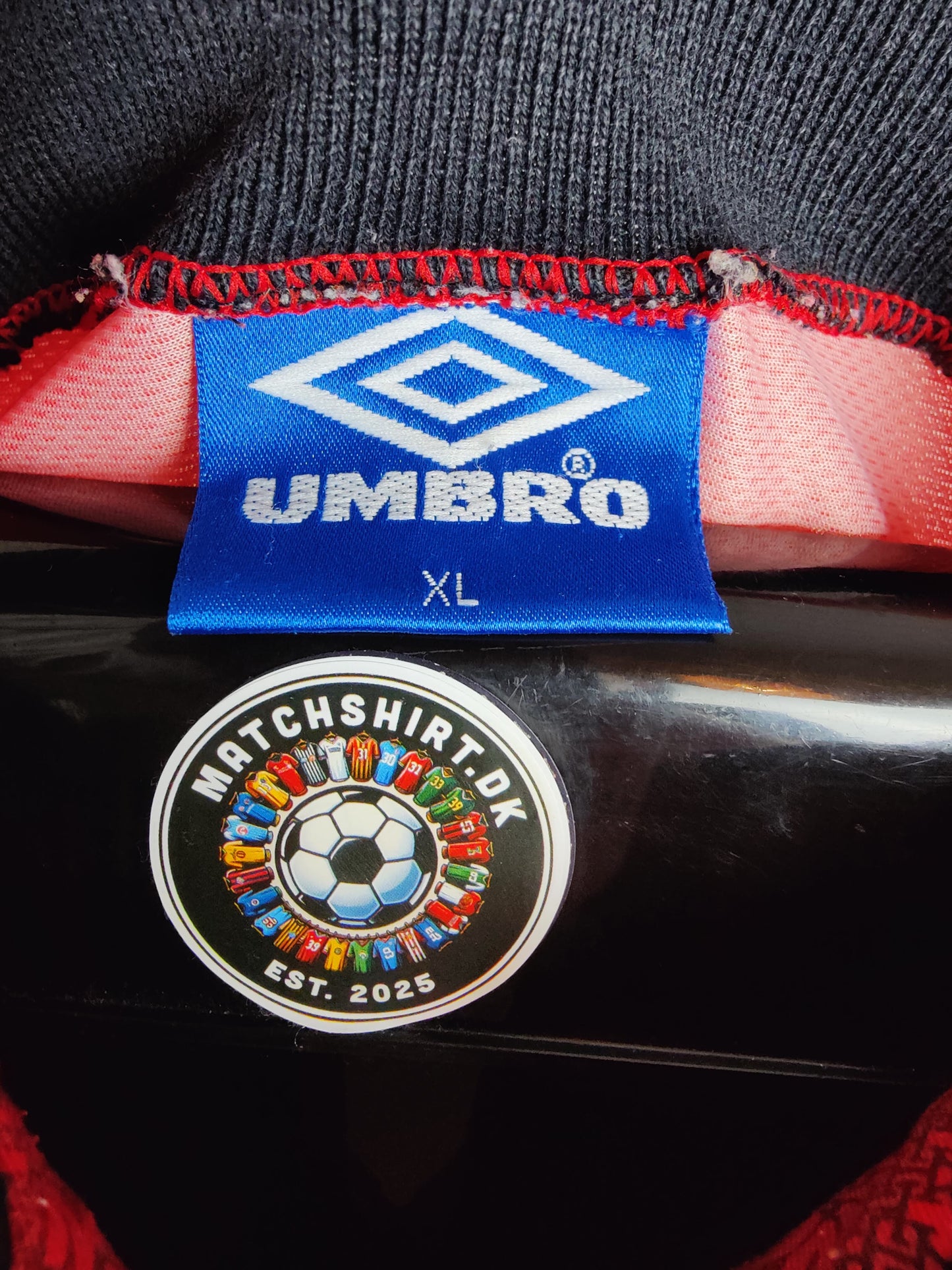 Manchester United Hjemmebanetrøje – King Cantona Tryk – Str. XL (1994-96)