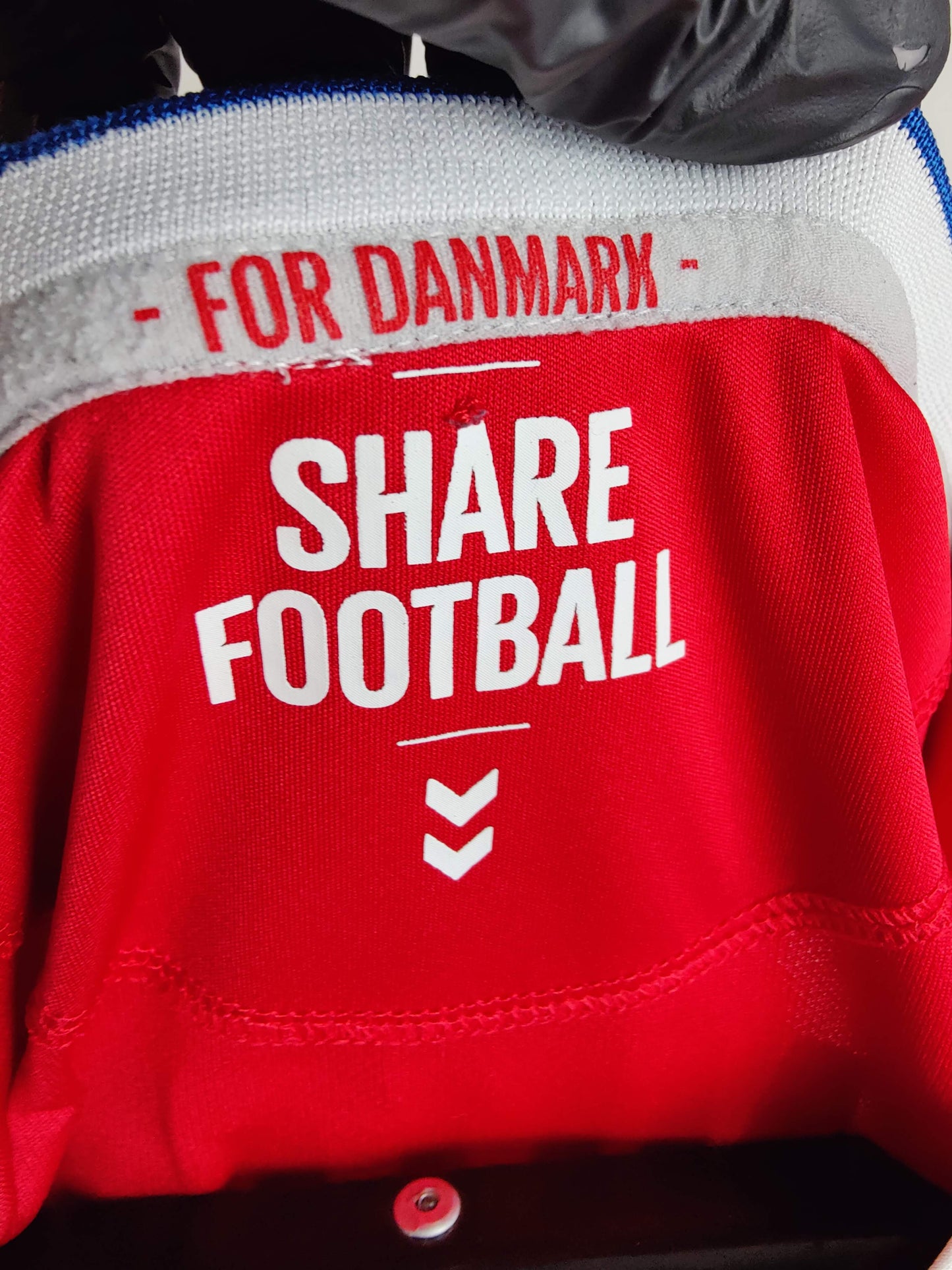 Nicklas Bendtner Danmark Hjemmebanetrøje – Str. XL (2018)