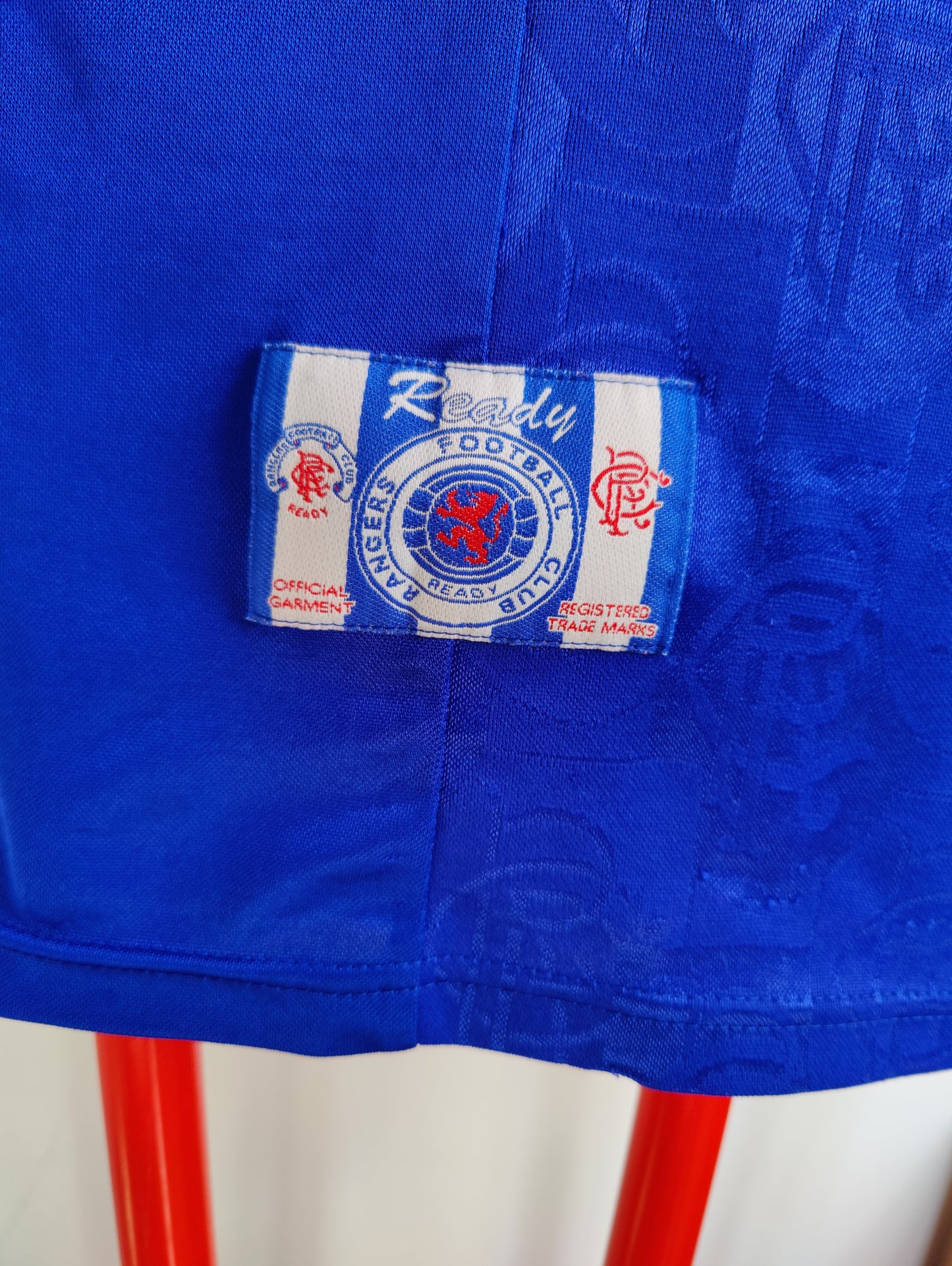 Brian Laudrup Rangers Hjemmebanetrøje – Str. M (1996/97)