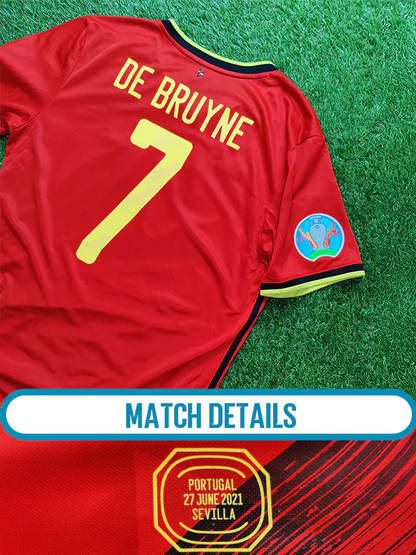Kevin De Bruyne Str. M Belgien vs Portugal – 27. juni 2021 – (Euro 2020)