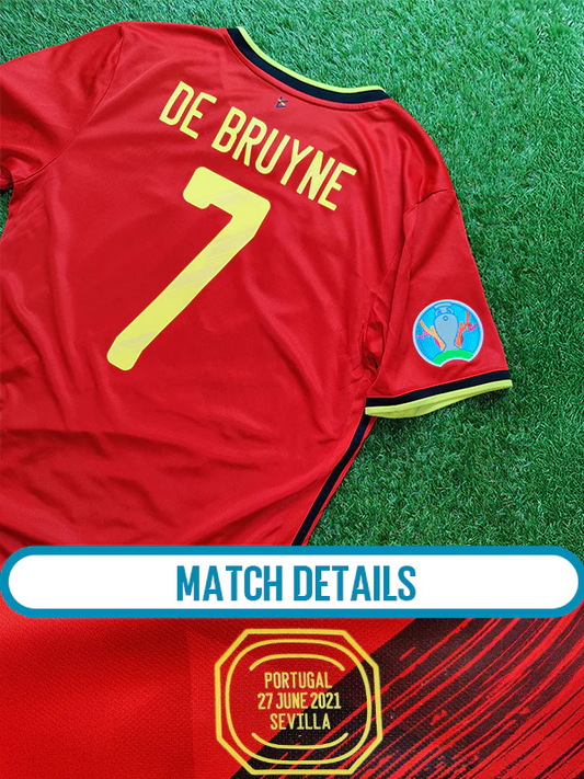 Kevin De Bruyne Str. M Belgien vs Portugal – 27. juni 2021 – (Euro 2020)