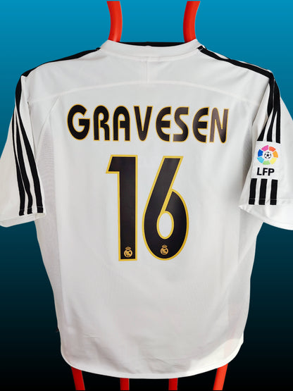 Thomas Gravesen Real Madrid Hjemmebanetrøje – Str. L (2004/05)