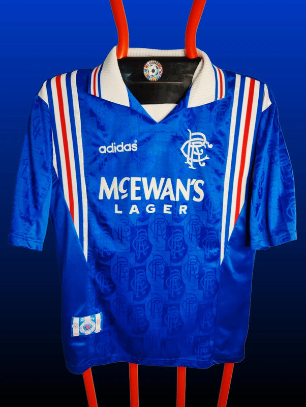 Brian Laudrup Rangers Hjemmebanetrøje – Str. L (1996/97)