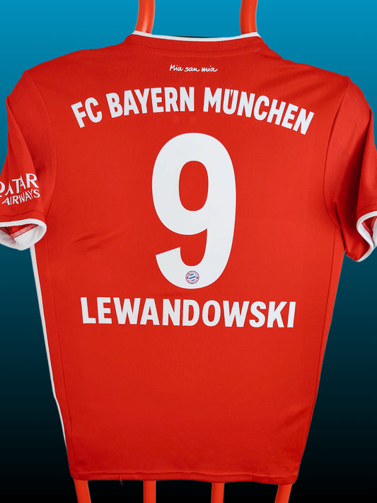 Robert Lewandowski Str. M Bayern München Hjemmebanetrøje – (2020/21)
