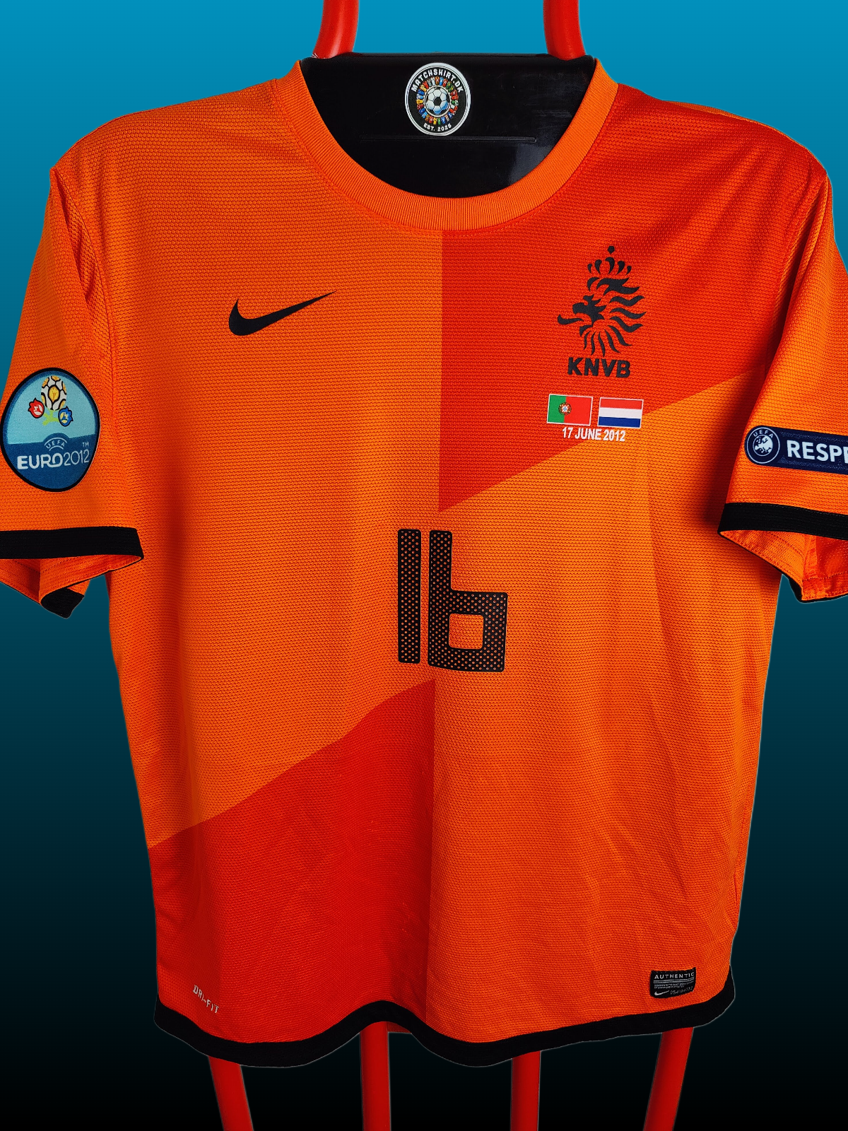 Robin van Persie Holland Hjemmebanetrøje Match details – Str. L (EM 2012)