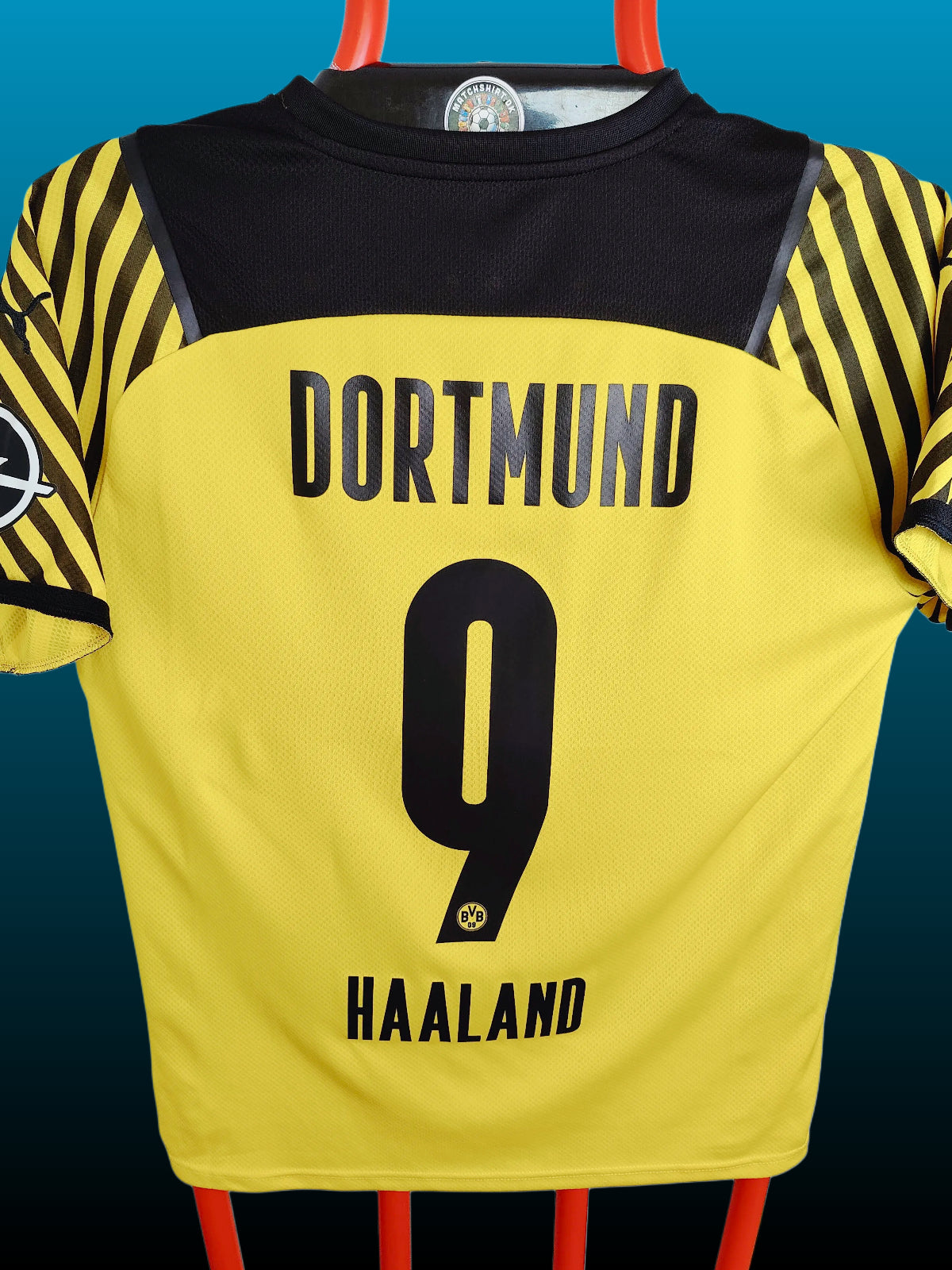Erling Haaland Str. L Dortmund Hjemmebanetrøje – (2021/22)