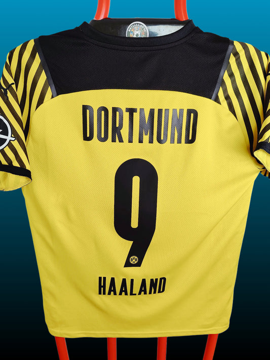 Erling Haaland Str. L Dortmund Hjemmebanetrøje – (2021/22)