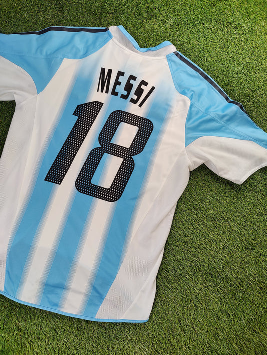 Lionel Messi Str. M Argentina Hjemmebanetrøje (2004)