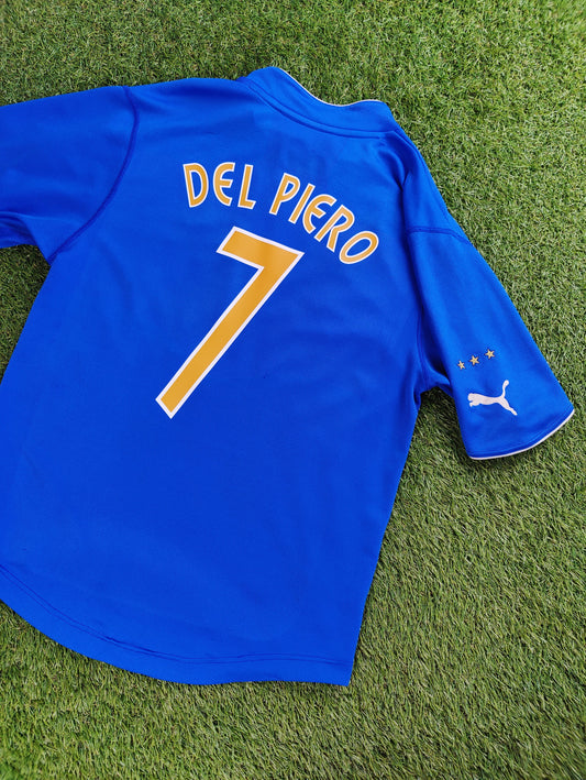 Alessandro Del Piero Str. M Italien Hjemmebanetrøje (2003)