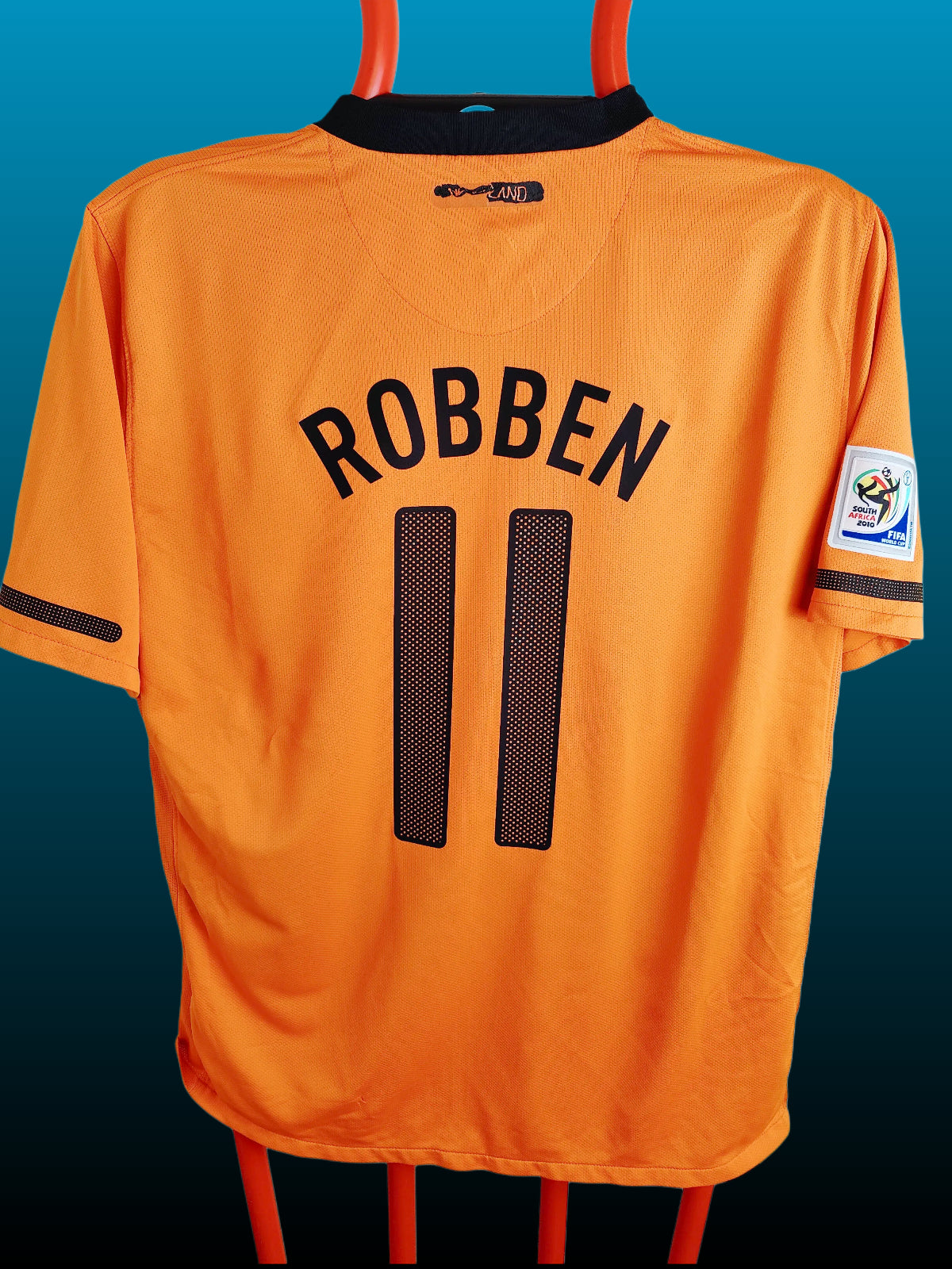 Arjen Robben Holland VM 2010 Hjemmebanetrøje Match details – Str. XL