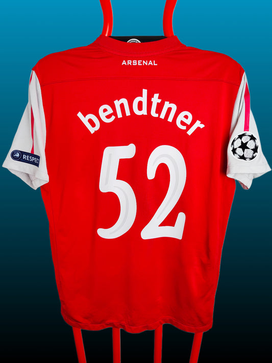 Nicklas Bendtner Arsenal Hjemmebanetrøje m. CL-tryk – Str. XL (2011/12)