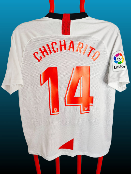 Javier Chicharito Hernández Sevilla Hjemmebanetrøje – Str. XL (2019/20)