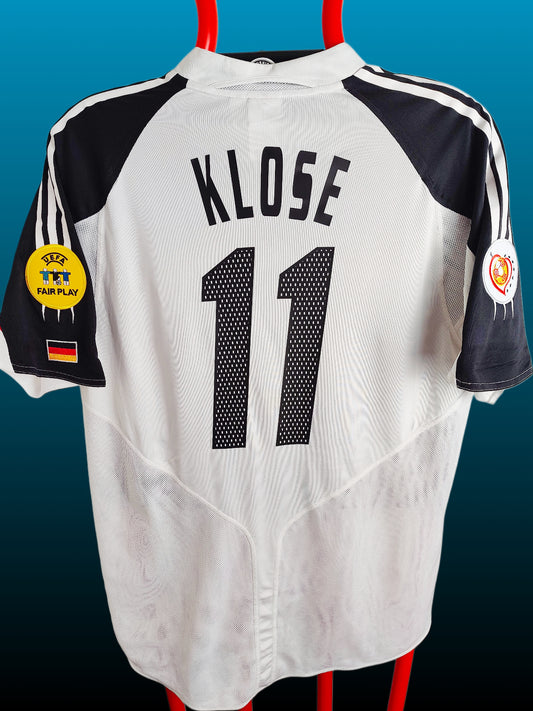 Miroslav Klose Tyskland Euro 2004 Hjemmebanetrøje – Str. XL