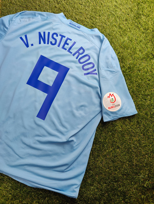 Ruud van Nistelrooy Str. Large (L) Holland Udebanetrøje – (Euro 2008)