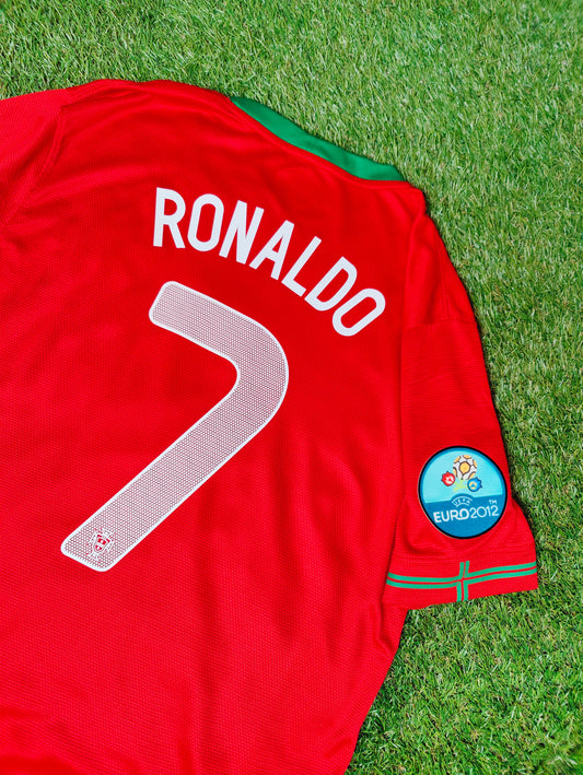 Cristiano Ronaldo Str. Large (L) Portugal Hjemmebanetrøje – (Euro 2012)