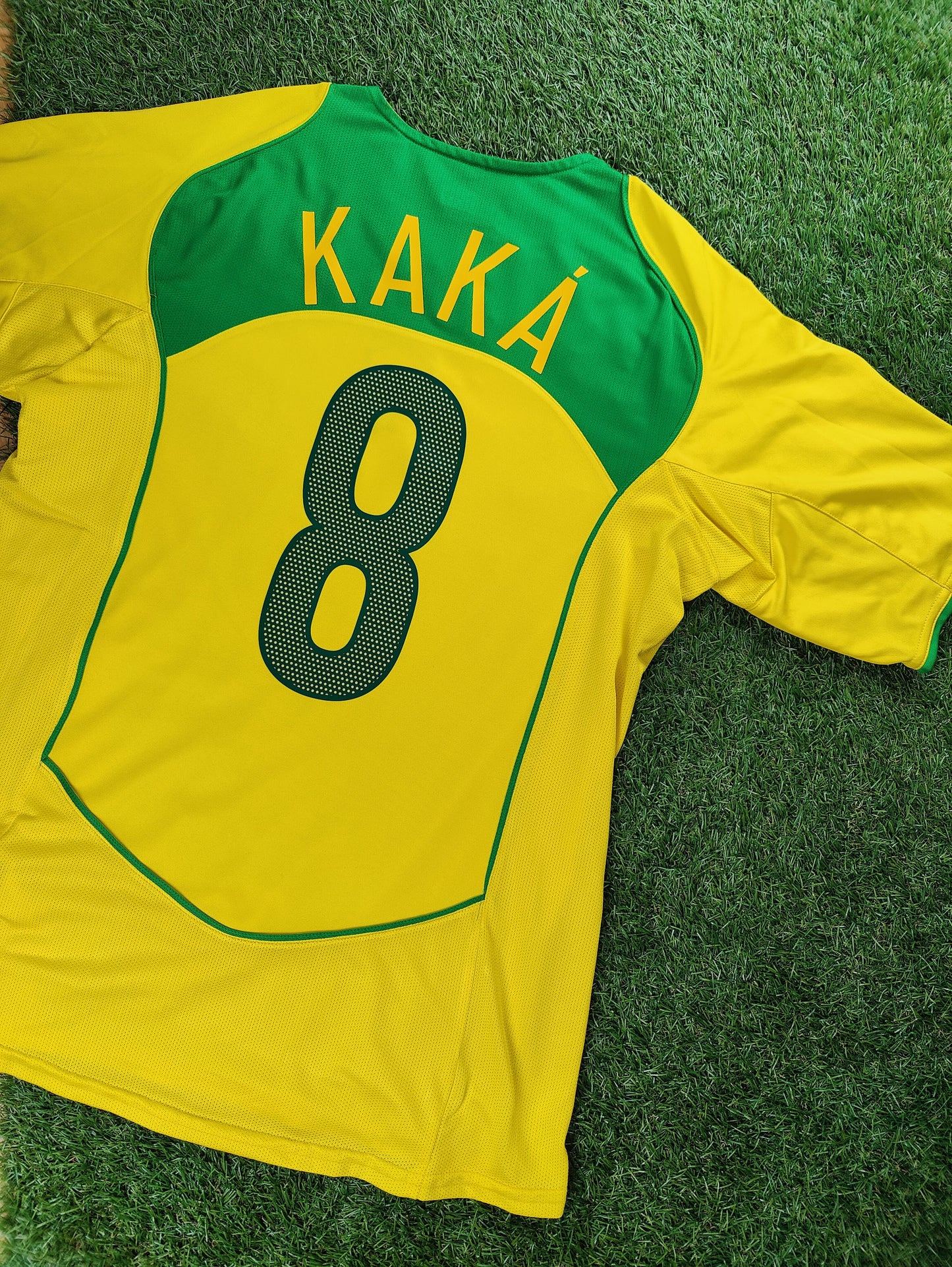 Kaká Str. L Brasilien Hjemmebanetrøje (2004)