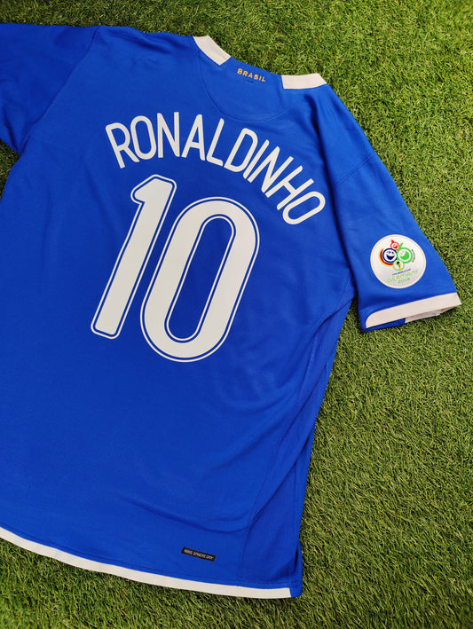 Ronaldinho Str. L Brasilien Udebanetrøje (VM 2006)