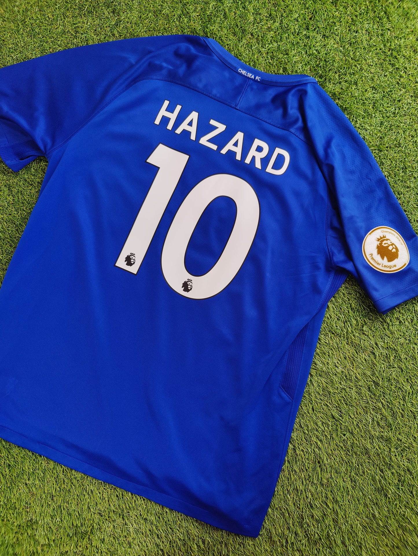 Eden Hazard Str. XL Chelsea Hjemmebanetrøje (2017/18)