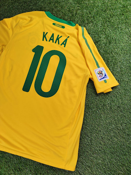 Kaká Str. M Brasilien Hjemmebanetrøje (VM 2010)
