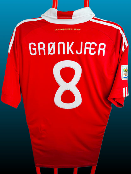 Jesper Grønkjær Danmark VM Hjemmebanetrøje – Str. XXL (2010)