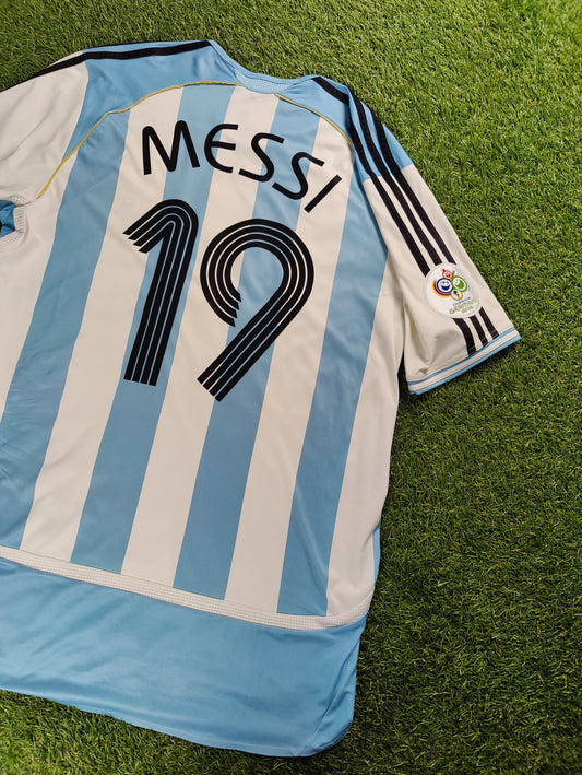 Lionel Messi Str. XL Argentina Hjemmebanetrøje (VM 2006)