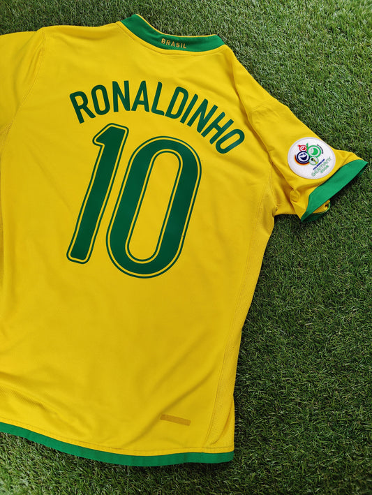 Ronaldinho Str. M Brasilien Hjemmebanetrøje (VM 2006)