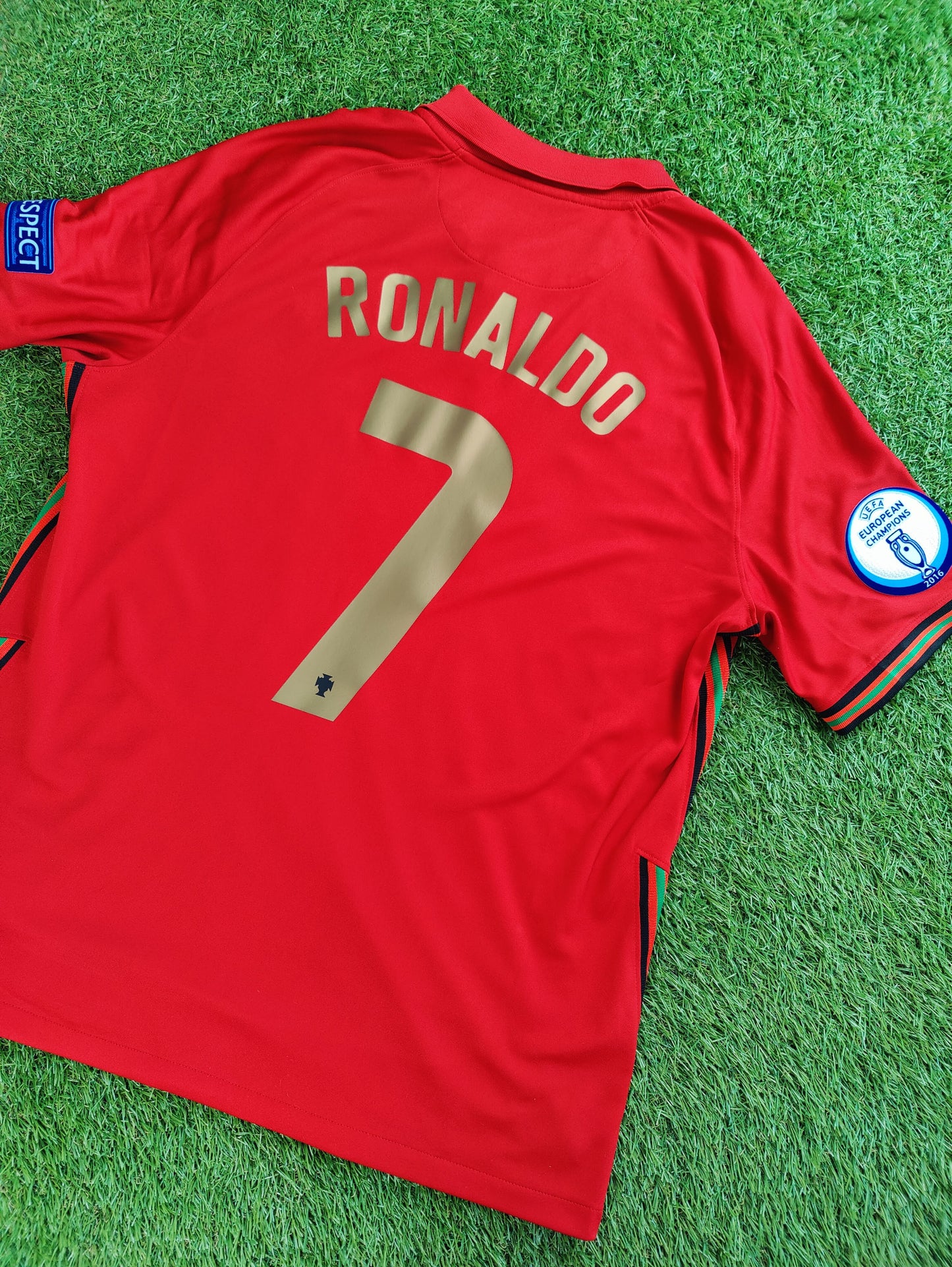 Cristiano Ronaldo Str. L Portugal Hjemmebanetrøje (Euro 2020)