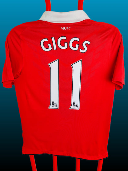Ryan Giggs Manchester United Hjemmebanetrøje – Str. M (2010/11)